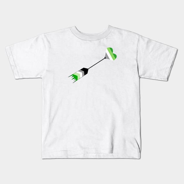 Arrow-mantic Kids T-Shirt by traditionation